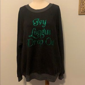 NWT WILDFOX Ivy League Drop Out sweater sz S